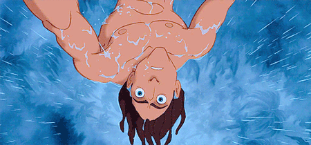 GIF animado (83714) Tarzan lluvia