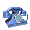 GIF animado (76651) Telefono elegante azul