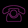 GIF animado (76626) Telefono neon