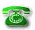 GIF animado (76633) Telefono verde