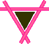 GIF animado (86433) Triangulo bandera lesbiana