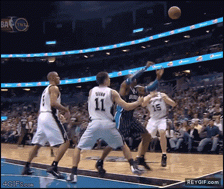 GIF animado (87318) Trolleando jugando a basquet