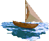 GIF animado (78470) Velero en alta mar