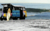 GIF animado (78997) Volkswagen transporter surfera