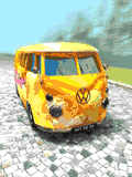 GIF animado (78999) Volkswagen type t hippie