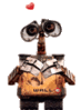 GIF animado (81139) Wall e corazones