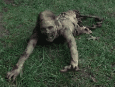 GIF animado (75755) Zombie arrastrandose