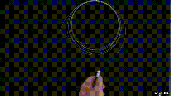 GIF animado (96383) Asi funciona un cable de fibra optica
