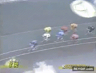 GIF animado (95167) Battle royale version ciclismo en pista