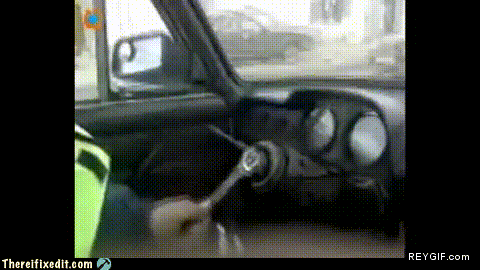 GIF animado (92344) Conduciendo en rusia