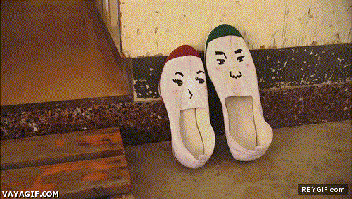 GIF animado (91837) Cuando ves al amor de tu vida liarse con el zapato equivocado