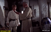 GIF animado (94649) Cuidado con los sables laser joven luke