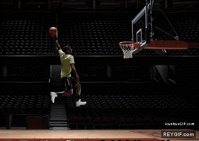 GIF animado (92154) El baloncesto a camara lenta no es tan divertido