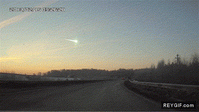 GIF animado (90877) El meteorito del 150213 rusia chelyabinsk