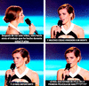 GIF animado (92881) Emma watson haciendo balance de su carrera cinematografica en harry potter