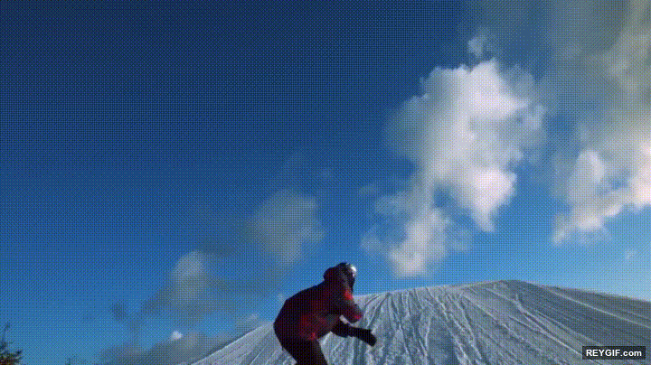 GIF animado (96610) Espectacular truco de snow