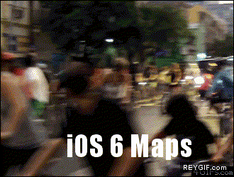 GIF animado (92665) Este coche creo que lleva los mapas de apple