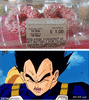 GIF animado (91648) Etiqueta donuts no aptos para vegeta