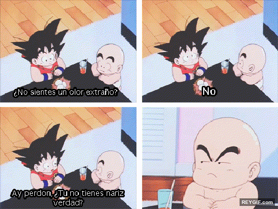 GIF animado (94884) Goku troll desde tiempo inmemoriales