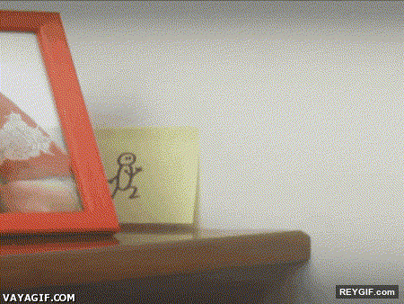 GIF animado (93904) Hombre de papel en movimiento
