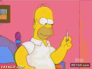 GIF animado (93122) Homer yo creo que no deberias tomar segun que sustancias