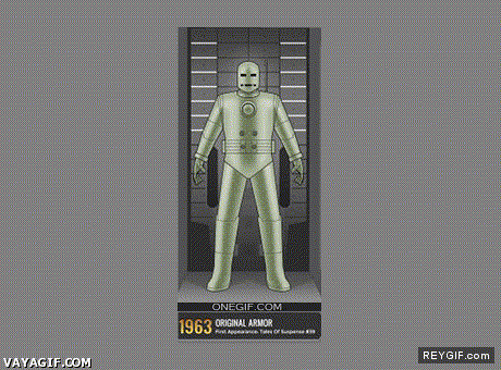 GIF animado (92953) La evolucion de ironman