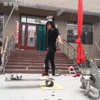 GIF animado (95450) La forma rapida de recoger todos los cacharros