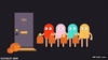GIF animado (95086) La noche de halloween para pac man es la mejor de todo el ano