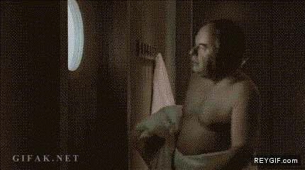 GIF animado (90767) La sauna es por aqui no