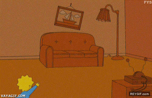 GIF animado (92070) Los simpson ahora pertenecen a jabba the hutt