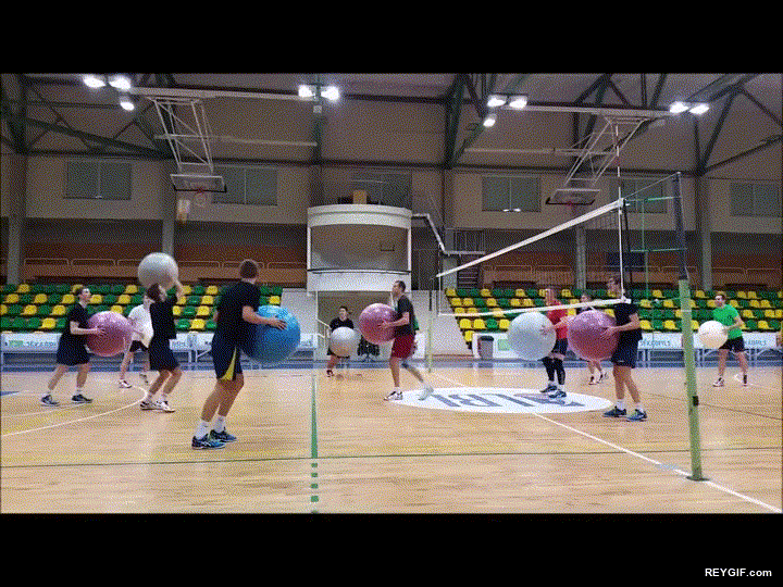 GIF animado (94472) Me muero de ganas de jugar a esta modalidad de volleyball