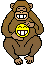 GIF animado (105185) Mono con banana