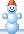 GIF animado (104163) Muñeco de nieve