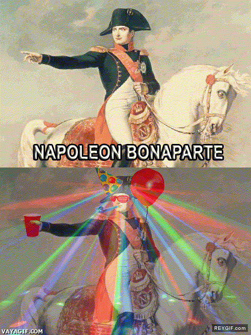 GIF animado (92748) Napoleon el alma de las fiestas francesas