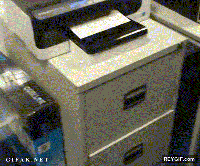GIF animado (93903) No se donde venden esta impresora que archiva sola los documentos pero quiero una