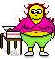 GIF animado (111063) Obesa
