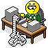 GIF animado (113846) Oficinista