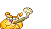 GIF animado (104830) Perro fumando