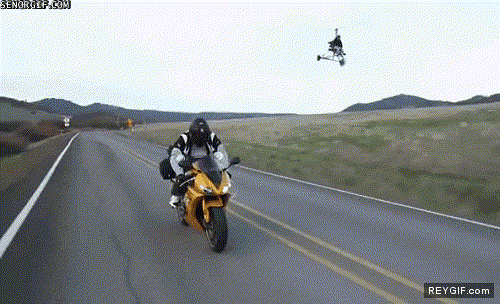 GIF animado (91335) Porque la motocicleta es muy mainstream