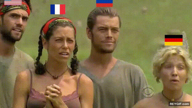GIF animado (95901) Reaccion de diversos paises a la victoria de trump