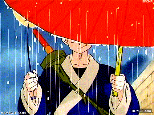 GIF animado (93639) Si sabes quien se esconde debajo de este paraguas tuviste una gran infancia