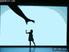 GIF animado (91825) Teatro de sombras bonito a la par que desconcertante