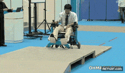 GIF animado (94100) Un gran avance para las personas en silla de ruedas