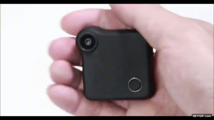 GIF animado (96244) Una mini camara que puedes llevar a cualquier sitio