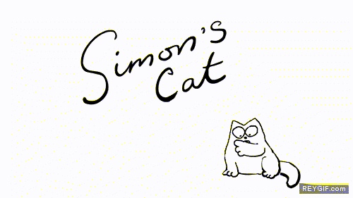 GIF animado (91362) Y por esto no es buena idea dejar a los gatos con la tele puesta